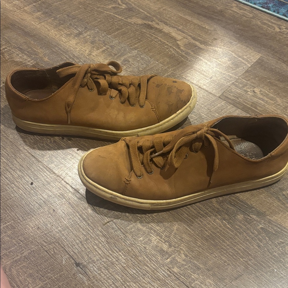 Polo Ralph Lauren Brown Leather Jermain Sneakers 12